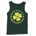 thumbnail image 1 of Here for the Shenanigans Fun St. Patricks Day Shamrock Men's Tank Top, 1 of 3