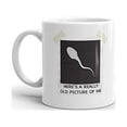 thumbnail image 1 of Here's A Really Old Picture Of Me Funny Novelty Humor 11oz White Ceramic Glass Coffee Tea Mug Cup, 1 of 5