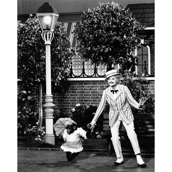 Here's Lucy 1971 Lucy's Lucky Day Lucille Ball & Jackie the chimp 8x10 photo