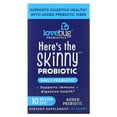thumbnail image 1 of Here's The Skinny Probiotic, 10 Billion CFU, 30 Count, LoveBug Probiotics, 1 of 6
