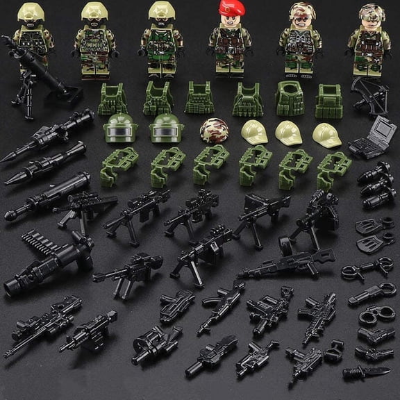 Here2Save Military Figures for 14+ Years Block Building Set