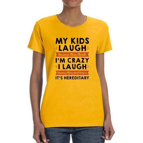 Hereditary Crazy T-Shirt Women -Smartprints Designs, Female Small