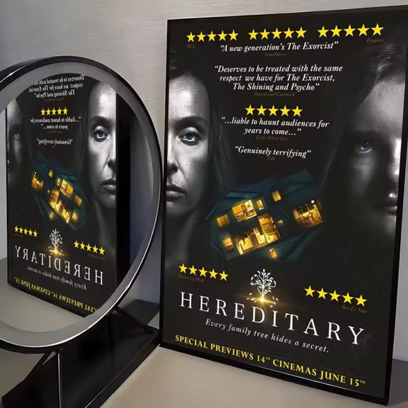 Hereditary Movie Poster, Horror Movie Poster, Wall Art, Wall Decor Unframed Size 24''x36'' GooGate