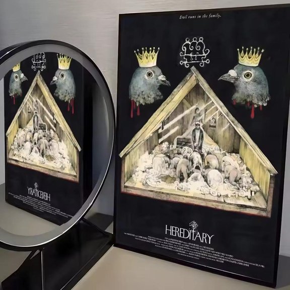 Hereditary Movie Poster, Horror Movie Poster, Wall Art, Wall Decor Unframed Size 24''x36'' GooGate