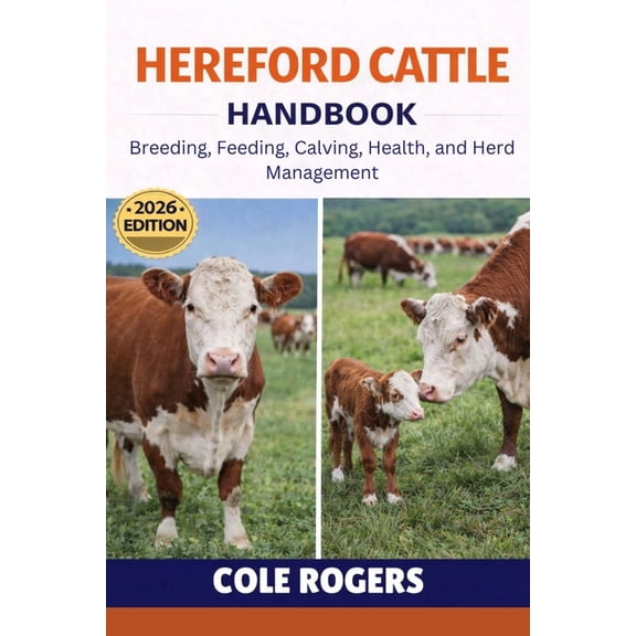 Hereford Cattle Handbook: Breeding, Feeding, Calving, Health, and Herd Management, (Paperback)