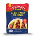 thumbnail image 1 of Hereford Fully Cooked Beef Taco Filling, Shelf Stable Pouch, 6 oz, 1 of 7