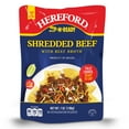 thumbnail image 1 of Hereford Fully Cooked Shredded Beef with Beef Broth, 7 oz (Shelf Stable), 1 of 6