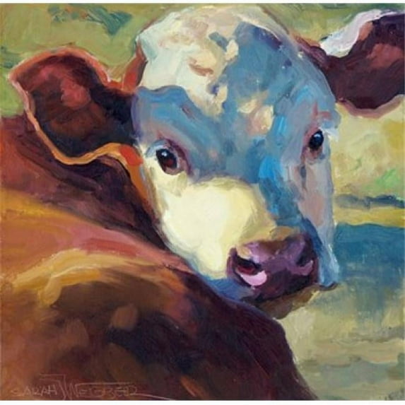 Hereford Honey Poster Print by Sarah Webber (10 x 10)