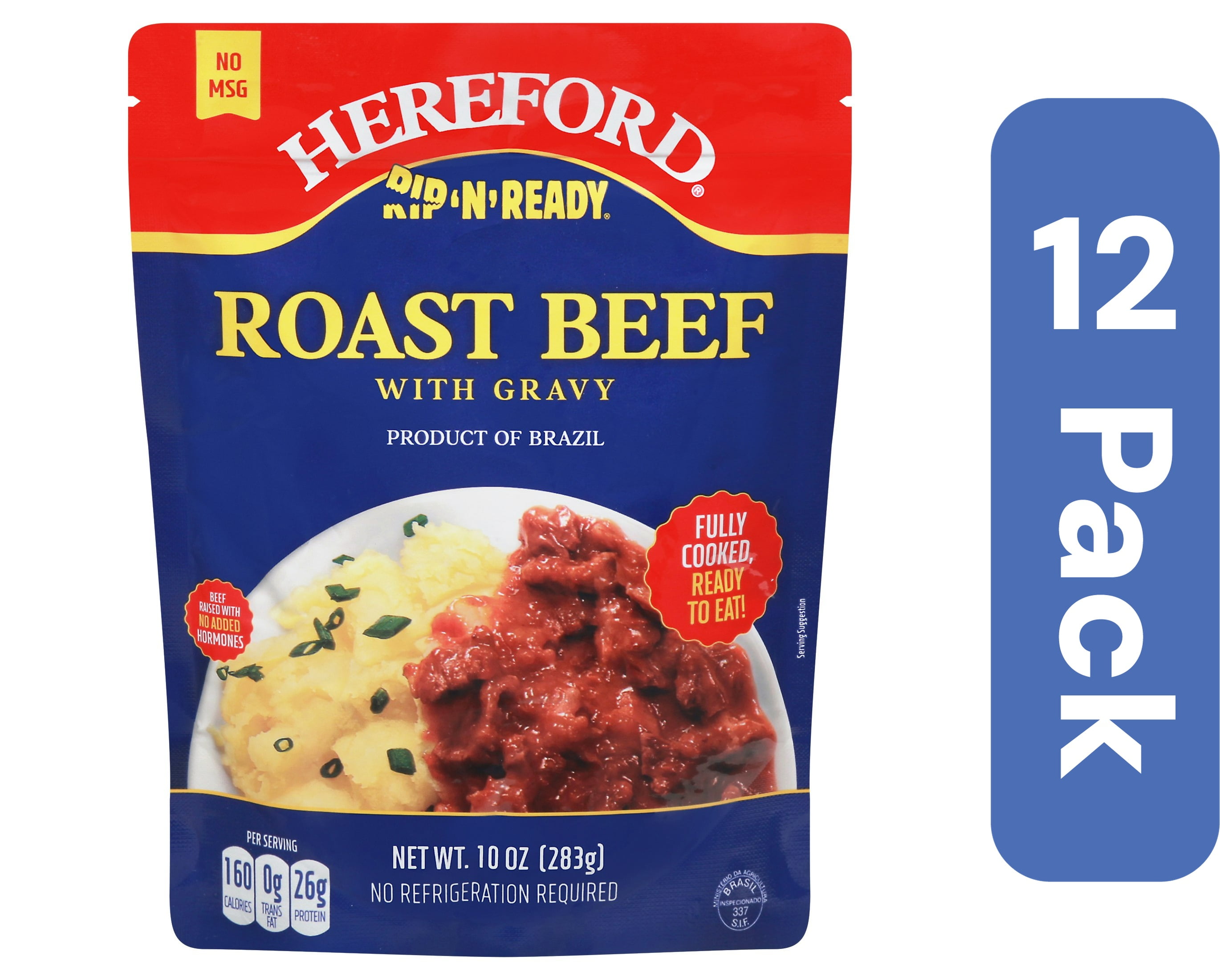 Hereford Roast Beef With Gravy 10 oz (Pack Of 12)