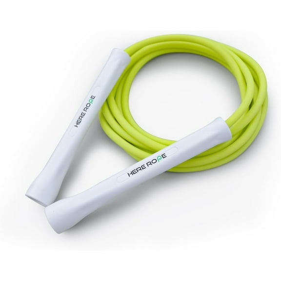 Hererope 6MM PVC Jump Rope for Men & Women Fitness, Speed, Tricks, Cardio Training, Boxing Jump Rope with Unbreakable Handles and Non-Kinking Skipping Rope, Adjustable Jumprope for Indoor Outdoor