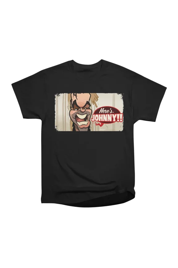 Heres Johnny T-Shirt Tee Gift For Him Merch For Her Apparel For Friend