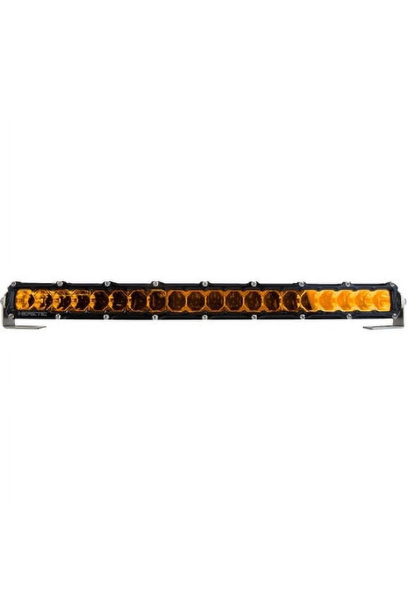 52005 6-Series Light Bar - 20in. (22in. x 2in. x 1.5in.) - Black Spot Light with Amber Lens
