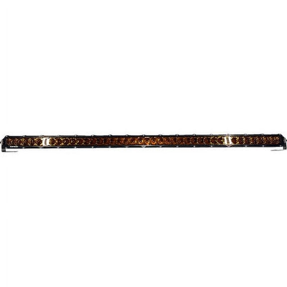 Heretic Studio 54009 6-Series Light Bar -40in.(45in. x 2in. x 1.5in.)- Black Combination Spot/Flood Light with Amber Len