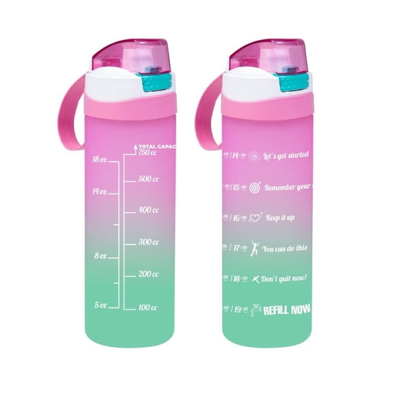 Herevin 750 cc Double Coloured Water Bottle-PC-161-Special Polybag