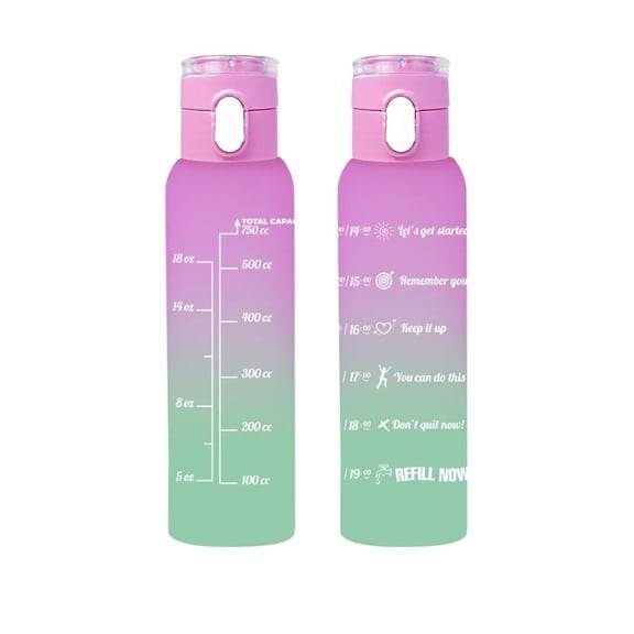 Herevin 750 cc Double Painted Water Bottle with Hanger-161-Special Polybag