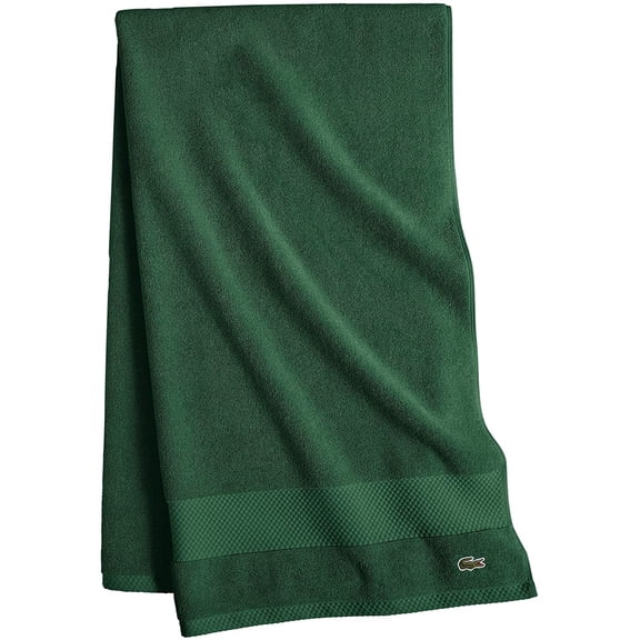 Heritage 100% Supima Cotton Bath Sheet, Croc Green, 35" x 70" Highly Absorbent & Quick Drying, Premium Super Soft Bath Towel, Bathroom Essential, Gift for All Occasions, Machine Washable
