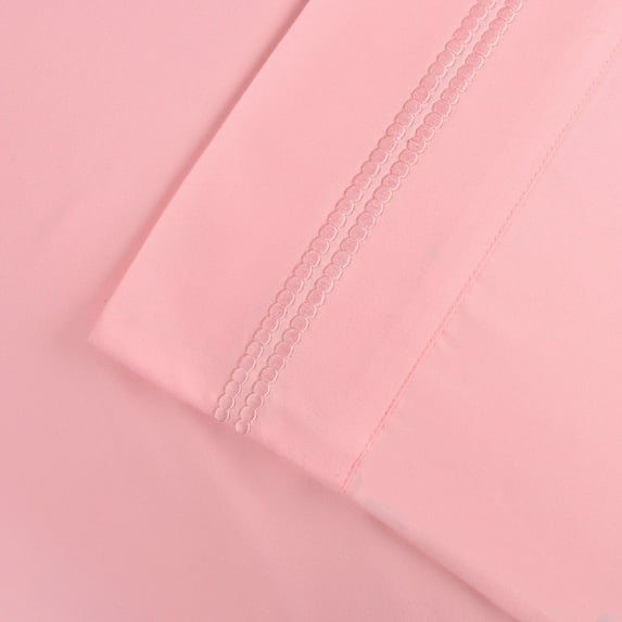 Heritage 3000 Series 2 Piece 2 Line Embroidery Pillowcase Set by Superior