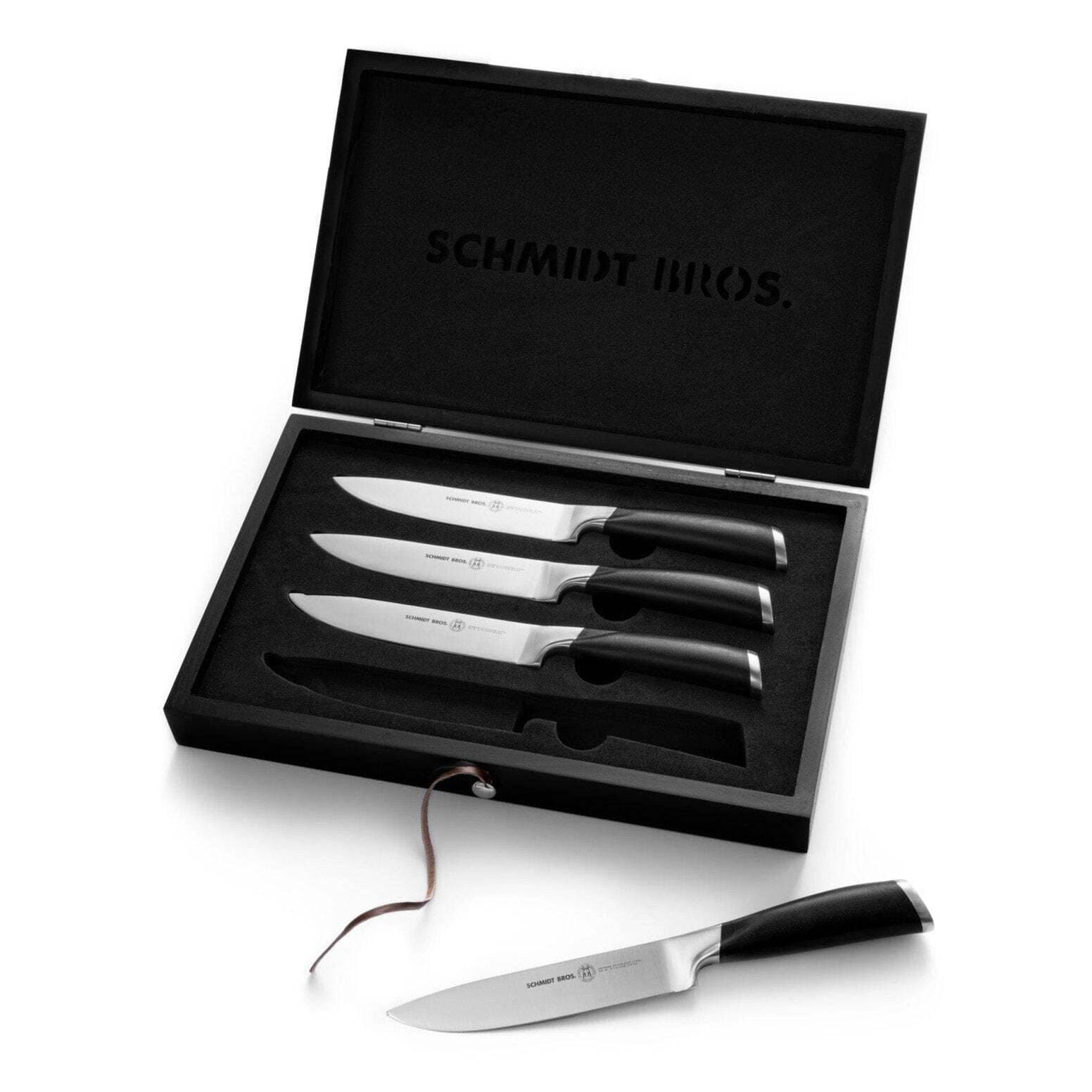 Schmidt Brothers Cutlery Heritage 4-Piece Steak Knife Set