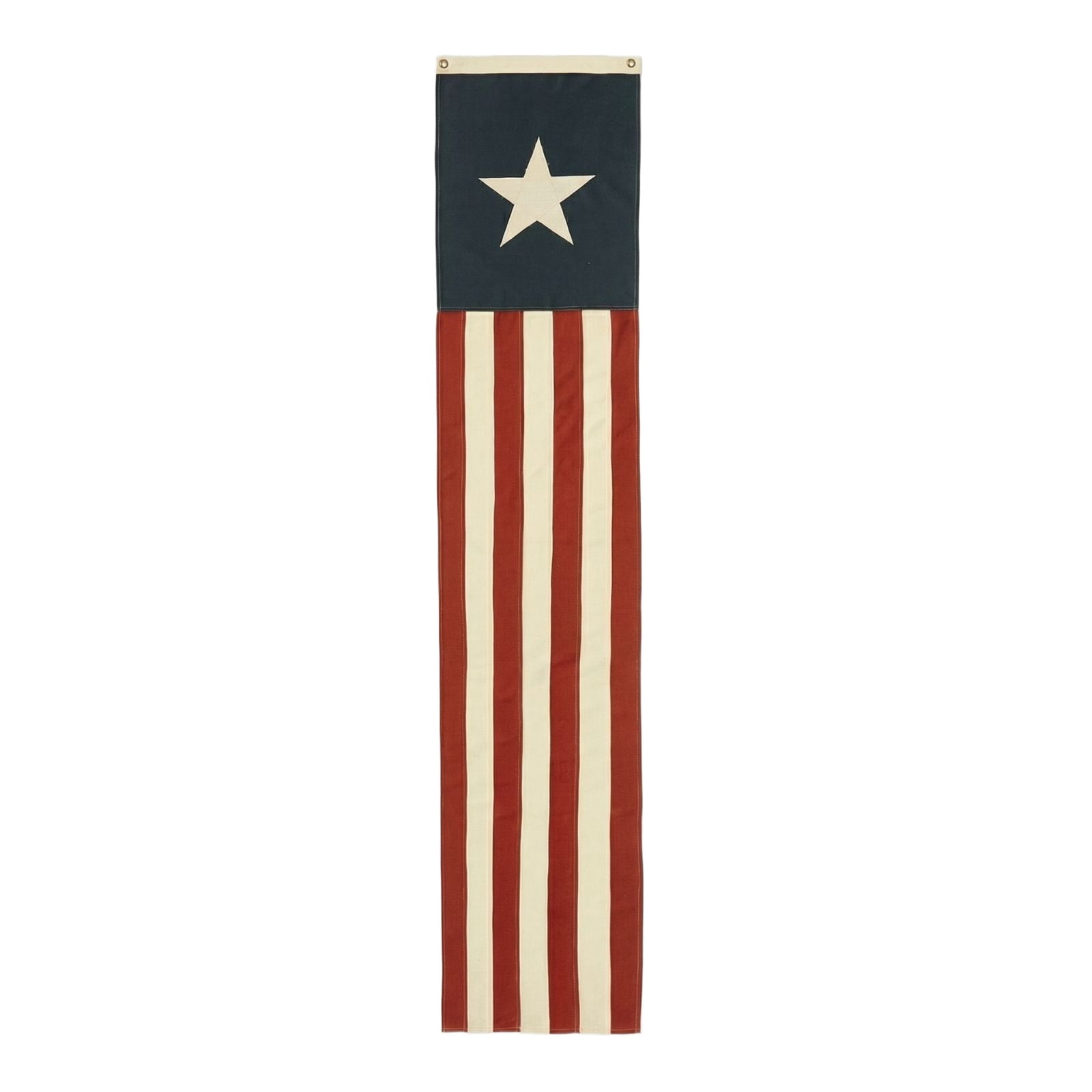 Heritage American Flag Banner – 12"W, 98"L Vertical Star Pull Flag – 250th USA Independence Day July 4th Patriotic Outdoor & Indoor Decors – JEWLALO