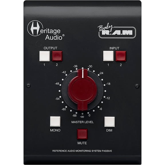 Heritage Audio Baby RAM Passive 2-Channel Monitoring System Monitor Controller