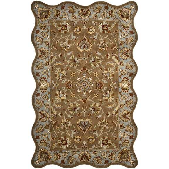 Safavieh HERITAGE, BEIGE / BLUE, 4' X 6', Area Rug, HG821A-4S
