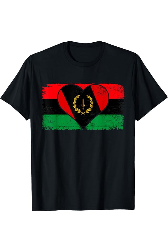 Heritage Black African American Flag 1967 T-Shirt All Size S-5XL