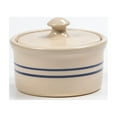 Heritage Blue Stripe Stoneware Ramekin with Lid