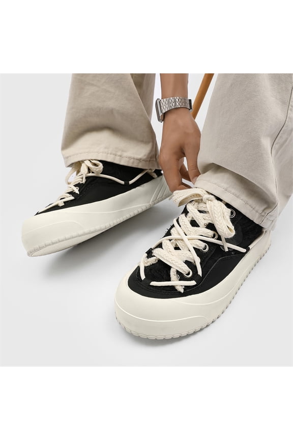 Heritage Canvas Aesthetic Flats, Sophisticated Chic Low-Top Single Shoes, Comfortable Flexible Support Sports Footwear, Elegant Versatile Alluring Casual Trainers, Lightweight Durable High-Traction