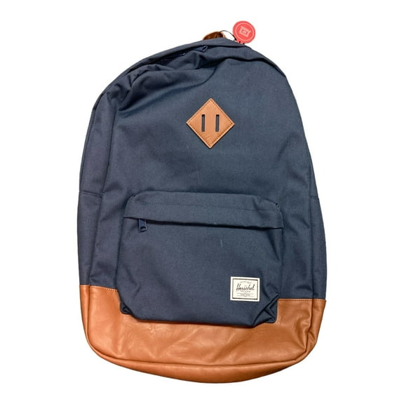 Heritage Canvas Backpack - Navy
