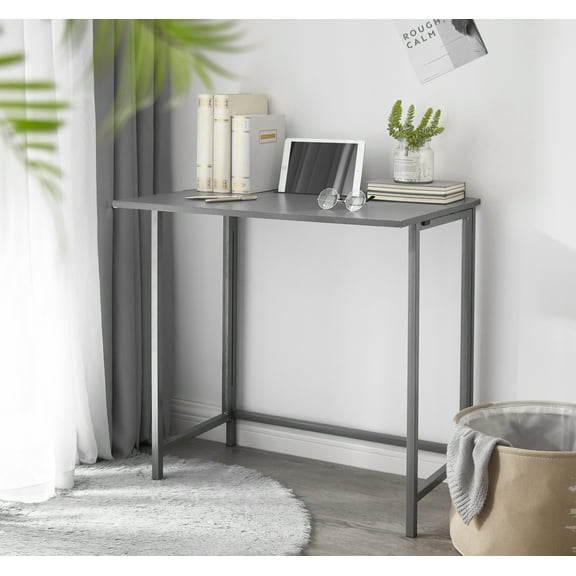 Heritage Club Kids Folding Desk with Tablet Slot, Grey