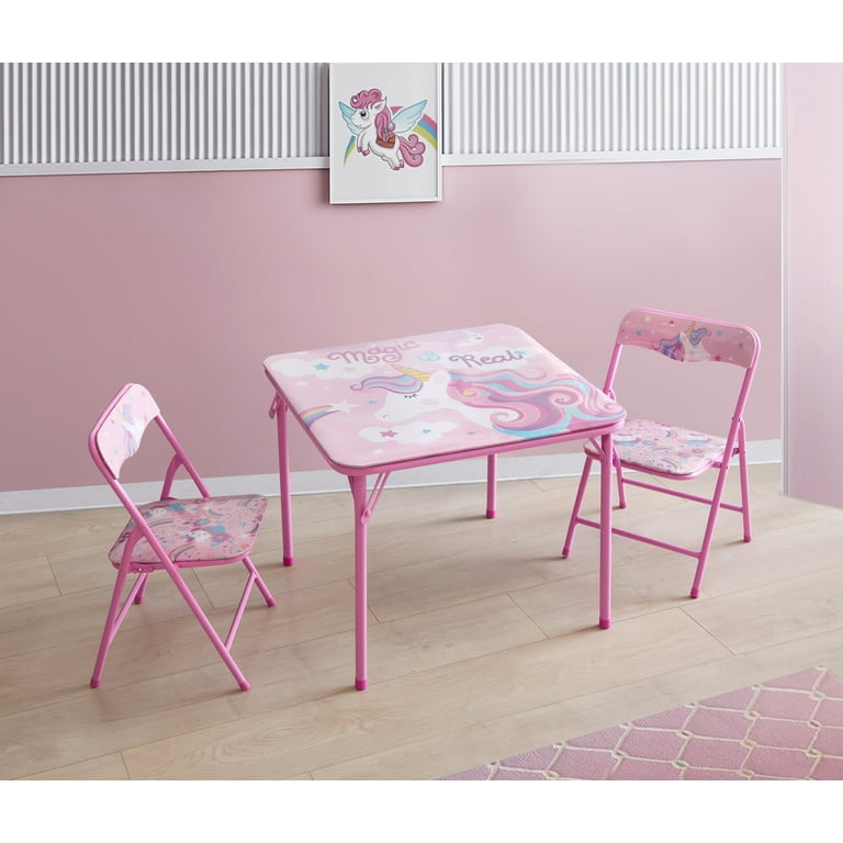 B&m unicorn table and chairs store