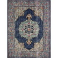 thumbnail image 1 of Heritage Collection Oriental Transitional Polypropylene & Cotton Machine Made Area Rug - Dark Blue - 2 ft. 6 in. x 8 ft., 1 of 1