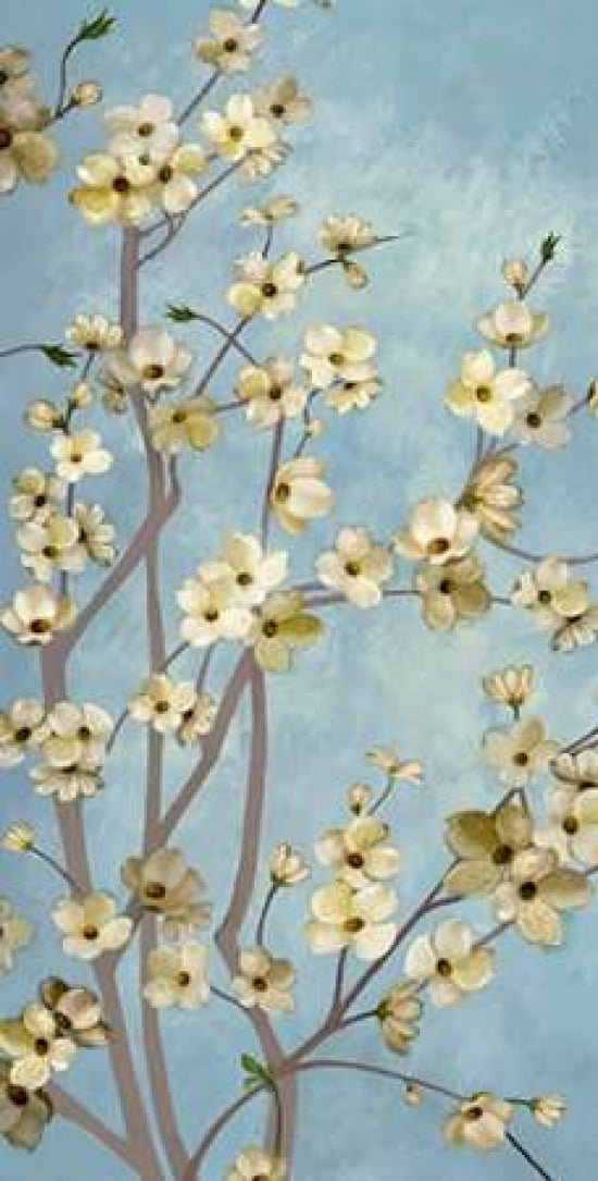 Heritage Dogwood 2 Canvas Art - Art Atelier Alliance (24 x 36)