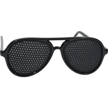 Heritage Store Natural Eyes Pinhole Glasses, Black