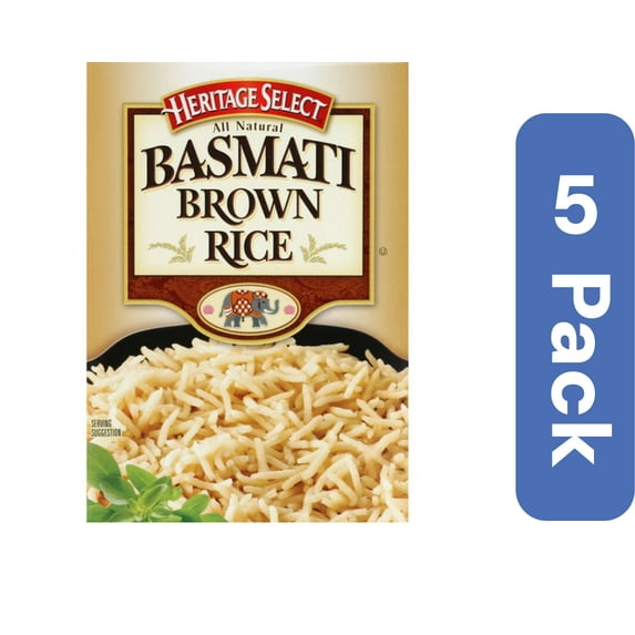 Heritage Gardens Brown Basmati Rice 2 lb (Pack of 5)
