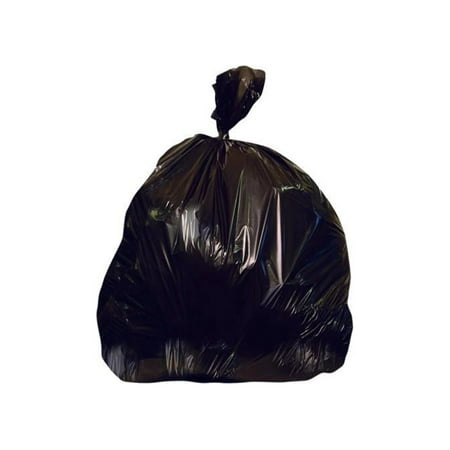 Heritage H8046AK Trash Bag 45 gal. Black 1.50 Mil. 40.00" x 46.00" Twist Tie Flat Pack