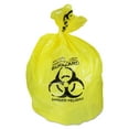 thumbnail image 1 of Heritage Healthcare Biohazard Printed Can Liners, 30 Gal, 1.3 Mil, 30" X 43", Yellow, 200/carton, 1 of 2
