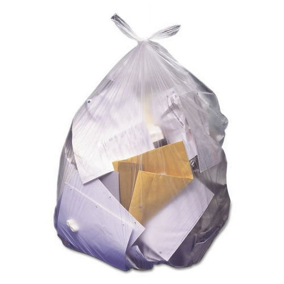 Heritage High-Density Waste Can Liners, 60 gal, 22 mic, 38" x 60", Natural, 25 Bags/Roll, 6 Rolls/Carton, Each