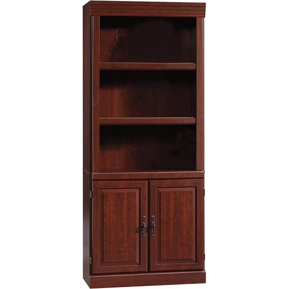 Heritage Hill Library With Doors/ Book shelf, Classic Cherry finish