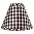 thumbnail image 1 of Heritage House Check Black 16" Washer Fabric Lamp Shade by Raghu, 1 of 2
