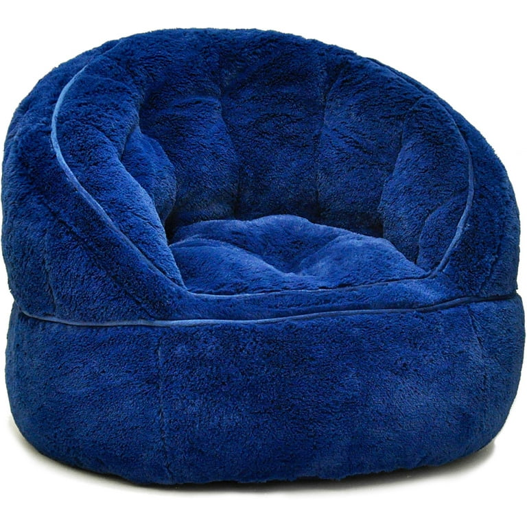 Urban shop faux fur kids size bean bag chair discount
