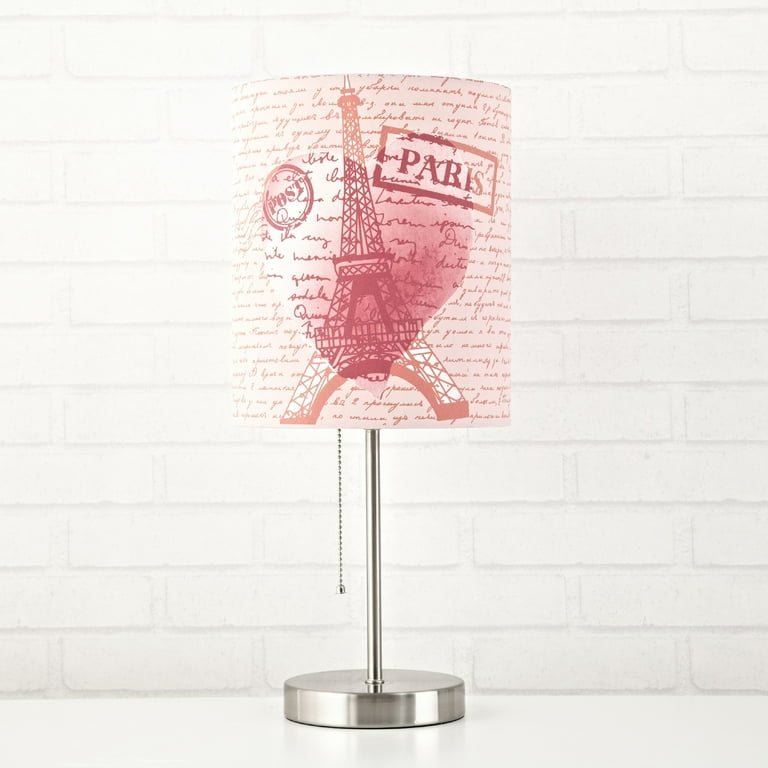 Heritage Kids Paris Eiffel Tower Stick Lamp Pink Walmart