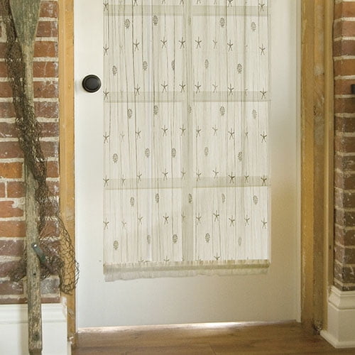 Heritage Lace  45 x 36 in. Sand Shell Door Panel, White
