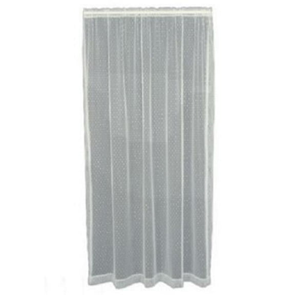 Heritage Lace 8610W-6084 Point D Esprit Panel, White - 60 x 84 in.