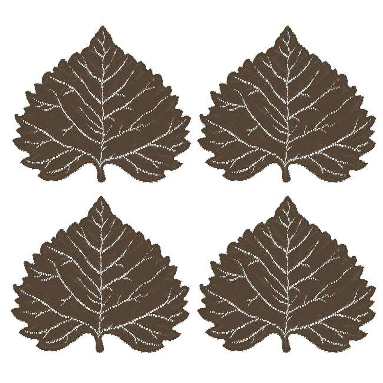 Heritage Lace AP1416ERS 14 x 16 in. Leaf Aspen Placemats Set of 4