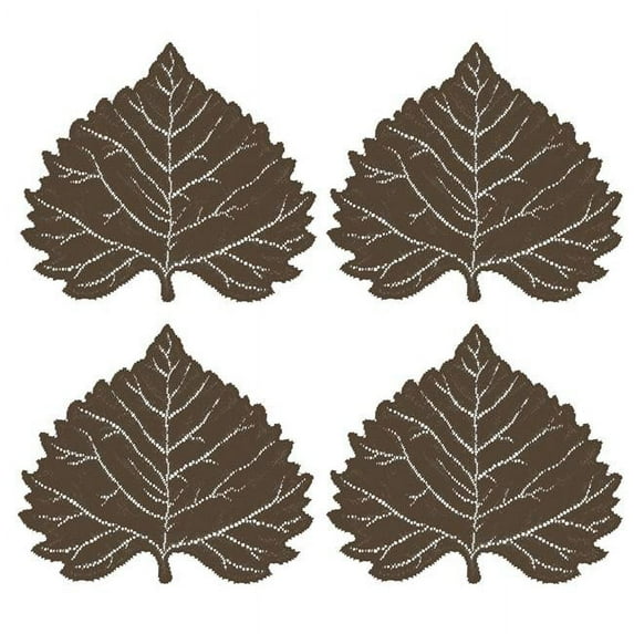 Heritage Lace AP-1416ER-S 14 x 16 in. Leaf Aspen Placemats - Set of 4