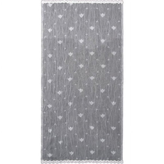 Heritage Lace BE-2260W Bee Table Runner, White - 22 x 60 in.