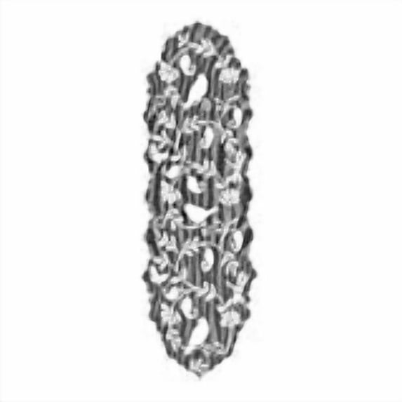 Heritage Lace BG-1436W 14 x 36 in. Bristol Garden Runner, White