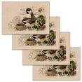 thumbnail image 1 of Heritage Lace CNW1420NA-0896-S 14 x 20 in. Winter Garden Chickadees Placemat - Natural Woven - Set of 4, 1 of 1