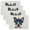 thumbnail image 1 of Heritage Lace Dapper Dogs 14"x20" Frenchie Placemats (Set of 4), 1 of 2